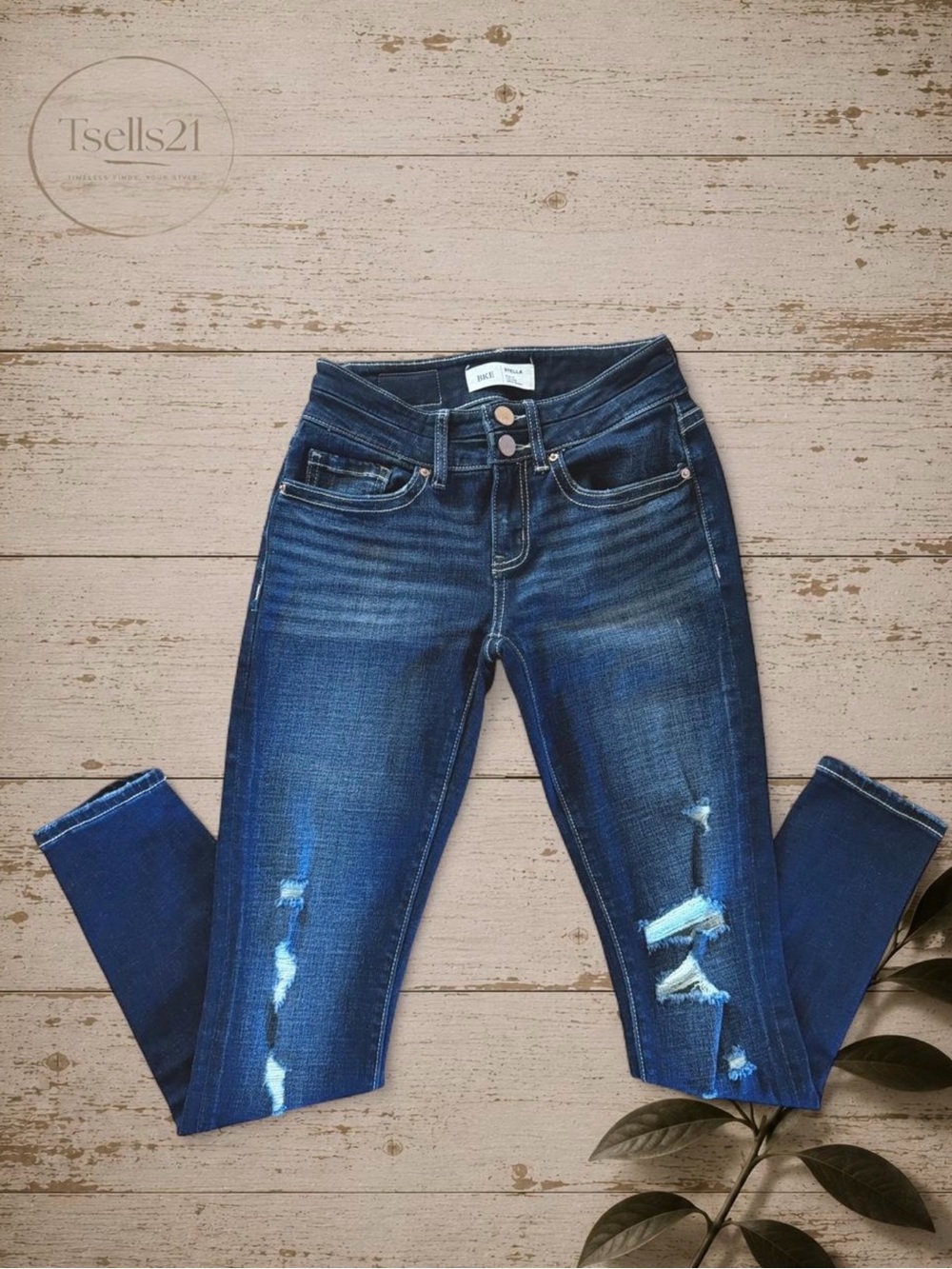 BKE Slim Fit Low-Rise Ankle Skinny Jeans - Size 25